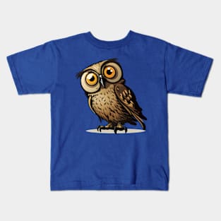 Surprised Owl Kids T-Shirt